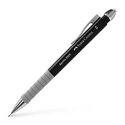 Олівець механічний Faber-Castell Apollo Black, корпус чорний (0,5 мм), 232504