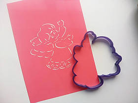 3D-формочки-вирубки для пряників "Ангел 13"