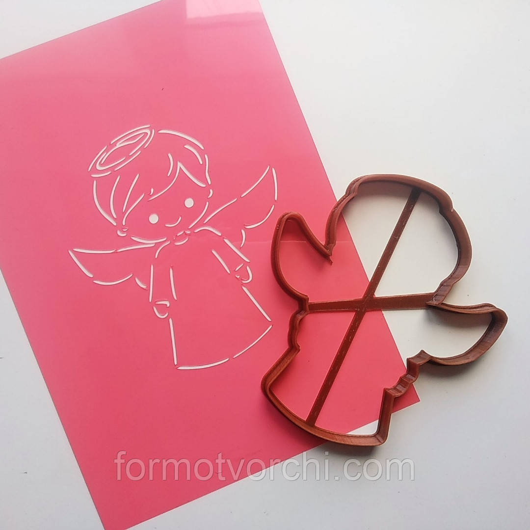 3D-формочки-вирубки для пряників "Ангел 14"