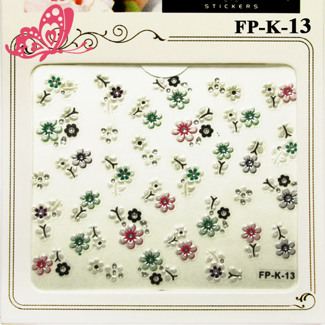 Наклейки для Нігтів 3D Nail Sticrer FP-ДО-13 Квіти Перлинно Різнокольорові зі Стразами Самоклеючі 3D Наклейки для нігтів Nail Sticrer серія FP-ДО-00 Метелики, Сердечка, Квіти і з Камінцями та Стразами, стікери для нігтів, стікери для манікюру, nail art (нейл-арт), наклейки для дизайну нігтів, стікер наклейки для швидкого красивого дизайну нігтів, за оптовими цінами, замовити та купити дешево оптом, дрібним оптом через інтернет магазин https://opt21.com з доставкою по всій Україні від Компанії Маргарита місто Дніпро.