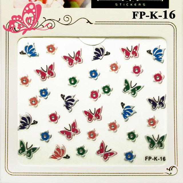 Самоклеючі Наклейки для Нігтів 3D Nail Sticrer FP-ДО-16 Яскраві Кольорові Метелики Квіти зі Стразами Самоклеючі 3D Наклейки для нігтів Nail Sticrer серія FP-ДО-00 Метелики, Сердечка, Квіти і з Камінцями та Стразами, стікери для нігтів, стікери для манікюру, nail art (нейл-арт), наклейки для дизайну нігтів, стікер наклейки для швидкого красивого дизайну нігтів, за оптовими цінами, замовити та купити дешево оптом, дрібним оптом через інтернет магазин https://opt21.com з доставкою по всій Україні від Компанії Маргарита місто Дніпро.