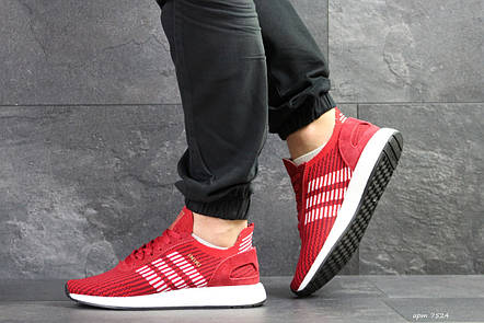 Чоловічі кросівки Adidas Iniki,сітка,червоні, фото 2