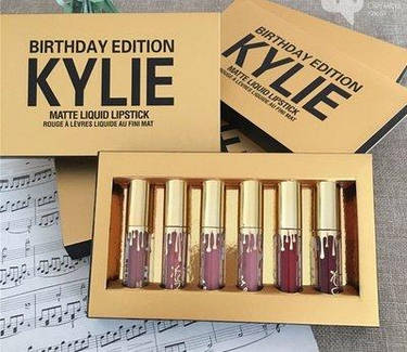Набір помад Kylie Birthday edition 6 в 1, фото 1