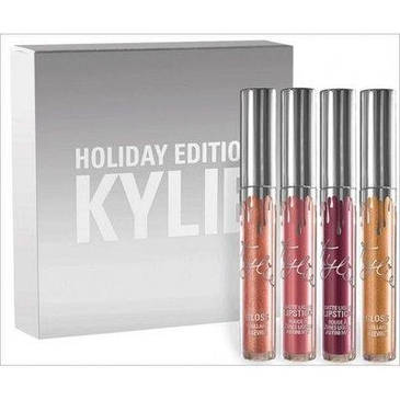 Рідка матова помада KYLIE Matte Holiday Edition набір 4 шт кольору, фото 3