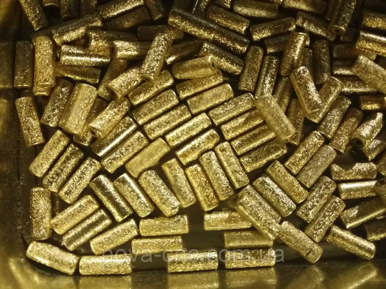 Бусини "трубка" золото 500 грамів