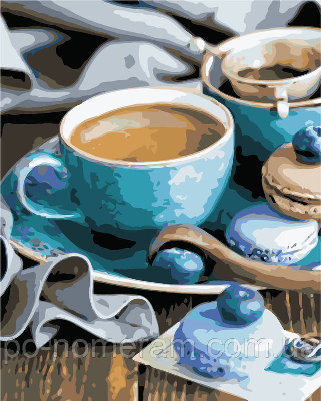 картини за номерами чашка кави купити розфарбування в Києві
