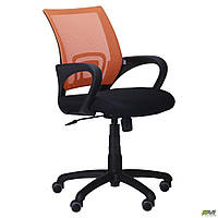 Кресло Веб сиденье Сетка черная/спинка Сетка оранжевая TM AMF