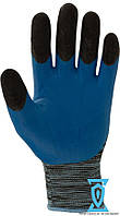 Перчатки рабочие стрейчевая покрытая силиконом с двойным обливом на пальцах #969