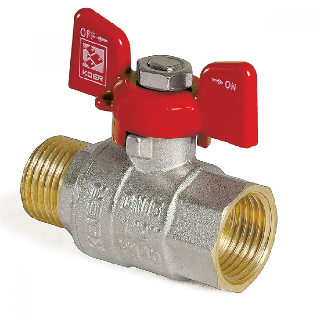 Кран 1 ГШБ Koer DN 25 PN 40