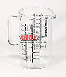 Кухоль 0,5 л термоскляний мірний і для готування Simax 3853, фото 2