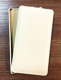 Чохол-книжка на телефон Lenovo S860 білого кольору