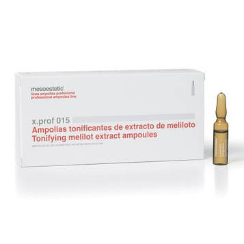 Mesoestetic — x.prof 015 — Tonifying Melitol Extract Ampoules/ Екстракт Донніка + Рутин