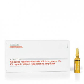 Mesoestetic — x.prof 014 — Organic Silicon Regenerating Ampoules/ Органічний силікон 1 %