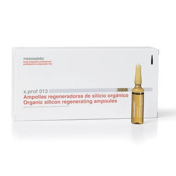 Mesoestetic — x.prof 013 — Organic Silicon Regenerating Ampoules/ Органічний силікон 0,5%