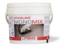 Litokol затирочный состав для швов от 1 до 6 мм Starlike MonoMix С.220 сильвер 2,5 кг