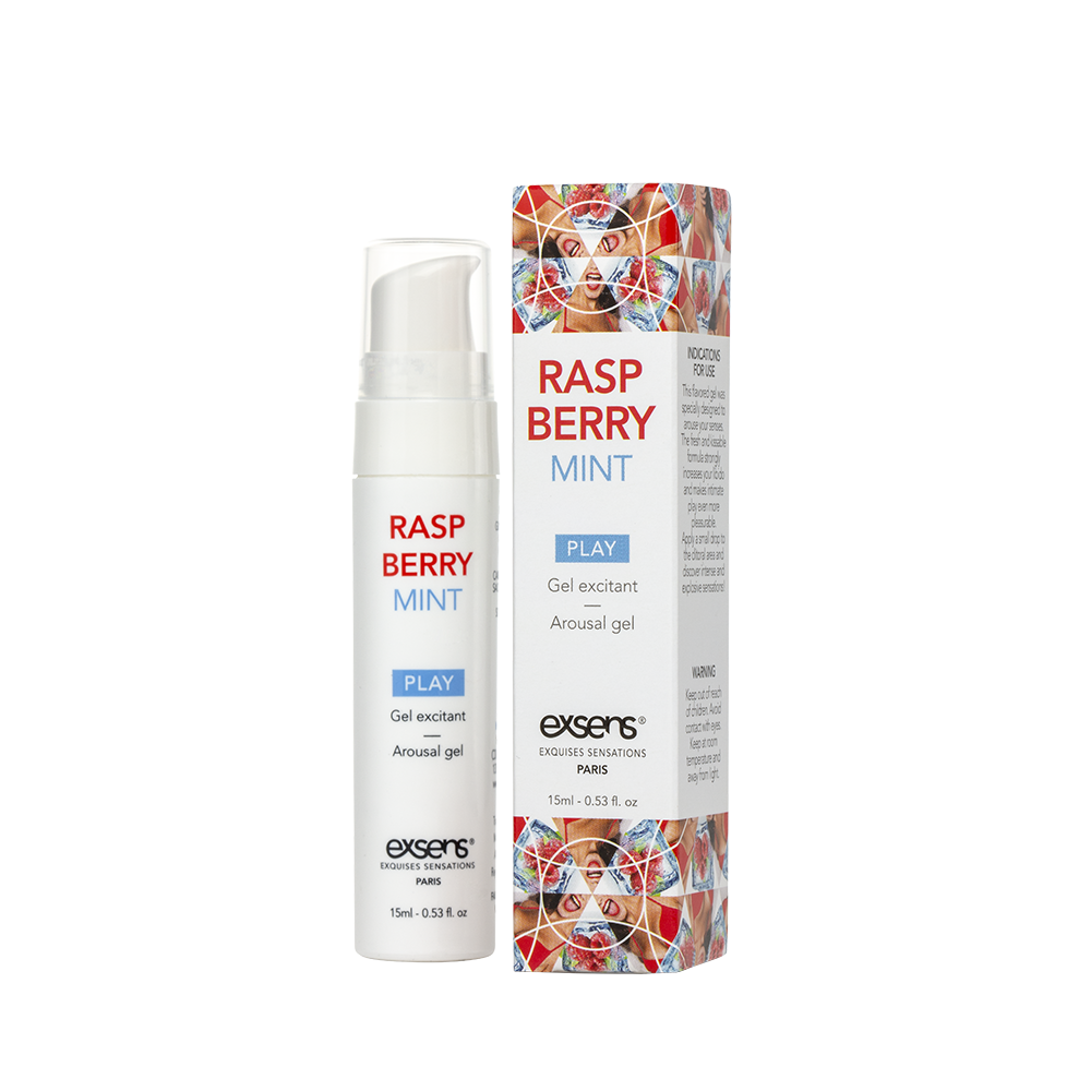 Стимулюючий гель EXSENS Kissable Raspberry Mint 15мл