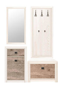 Передпокій Коен 2 2 БРВ 2090х1290х350мм сосна каньйон+дуб корабельний