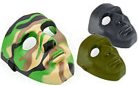Маска защитная для пейнтбола и страйкбола 6835 (маска для военных игр): регулируемый размер, 3 цвета