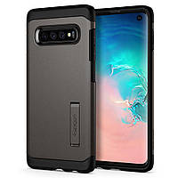 Чехол Spigen для Samsung Galaxy S10 Tough Armor, Gunmetal (605CS25804)