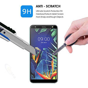 Захисне скло для LG K40 (чорне)