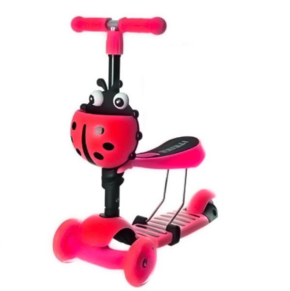 Самокат триколісний 3 в 1 iTrike Maxi JR 3-054-E Red