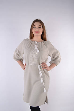 Жіноче плаття з вишивкою, фото 1