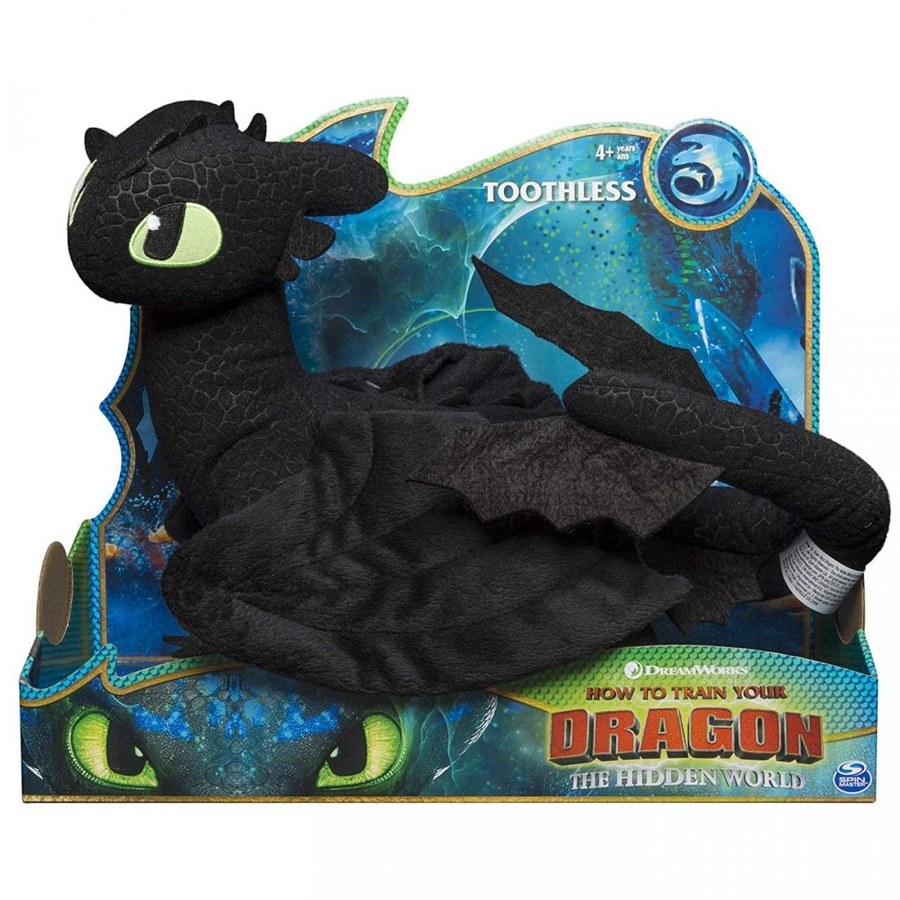 Як приручити дракона 3: Плюшевий Беззубик / How to Train Your Dragon: Toothless Deluxe Plush Dragon
