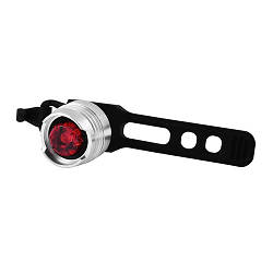 Ліхтар велосипедний HJ-016-1LED, 2хCR2032, Waterproof, алюміній