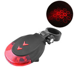 Ліхтар велосипедний CS-088-5LED+2LASER, вбуд. акум., ЗУ micro USB