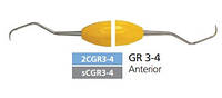 КЮРЕТА GRACEY с силиконовой ручкой, двухсторонняя Osung Кюрет Gracey 2CGR 3-4, Anterior.