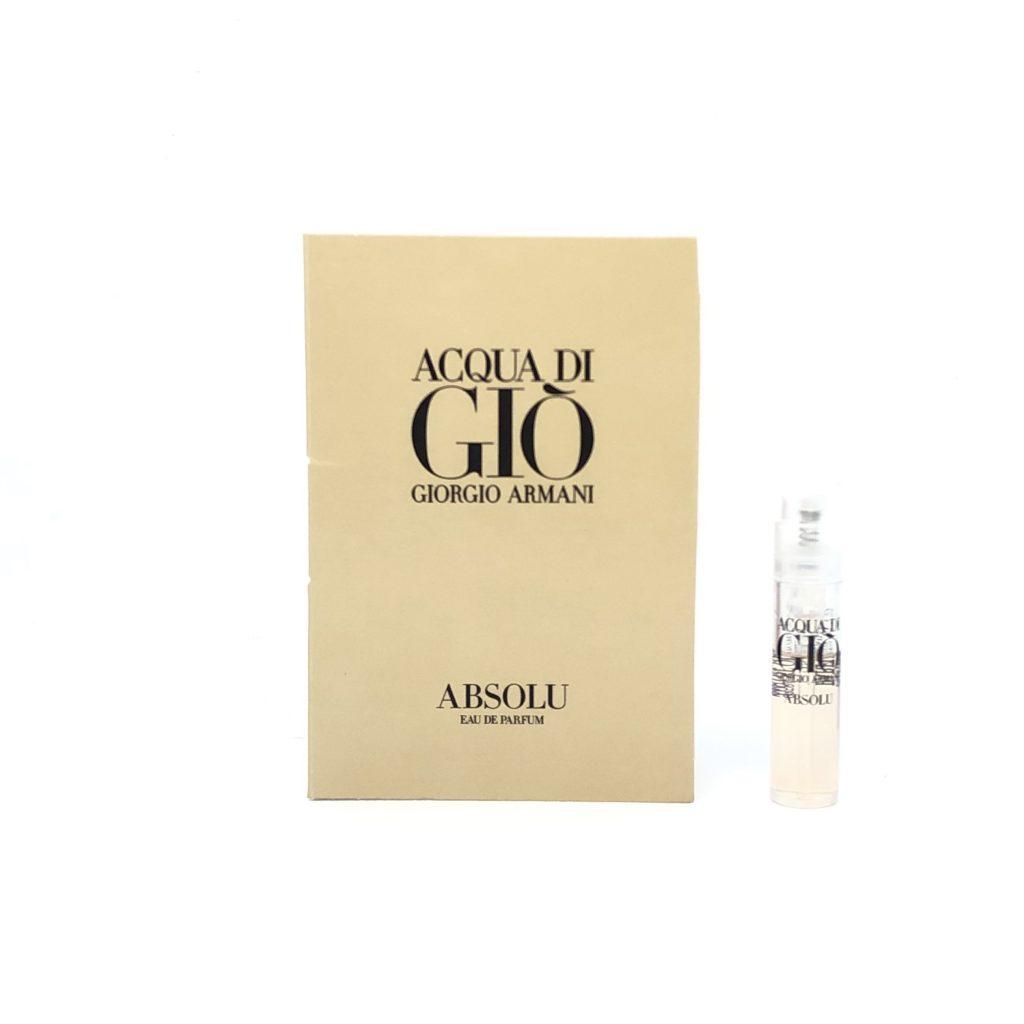 Чоловіча парфумована вода Giorgio Armani Acqua di Gio Absolu 1,2ml пробник оригінал, свіжий деревний аромат