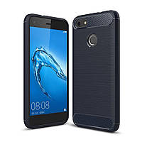 Чохол силіконовий TPU на Huawei Y6 Pro 2017 темно синій
