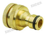 Латунний адаптер Ender 1/2" 3/4", фото 3