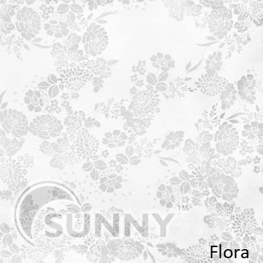 Рулонні штори для вікон у відкритій системі Sunny, тканина Flora, фото 1