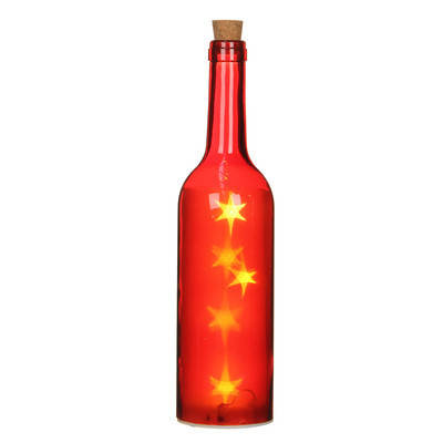 Декоративна пляшка "House of Seasons", колір червоний, фото 2