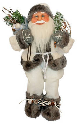 Фігурка новорічна добрий Санта Клаус, 46 см, фото 2
