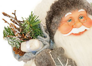 Фігурка новорічна добрий Санта Клаус, 46 см, фото 2