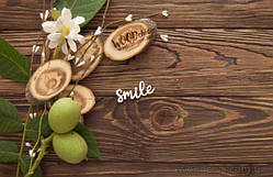 Чипборд напис smile