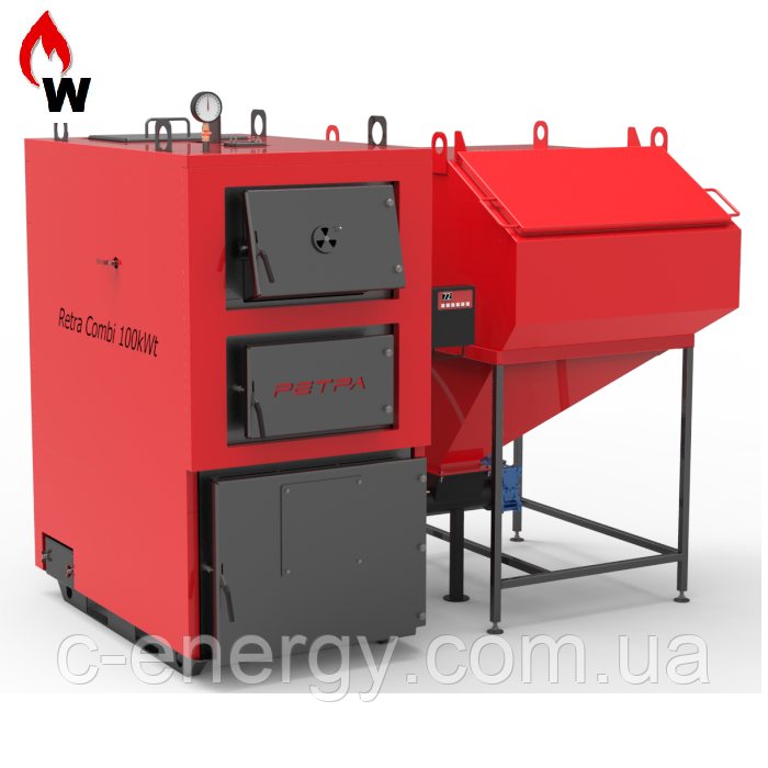 Котел твердопаливний РЕТРА-4М COMBI 80 кВт