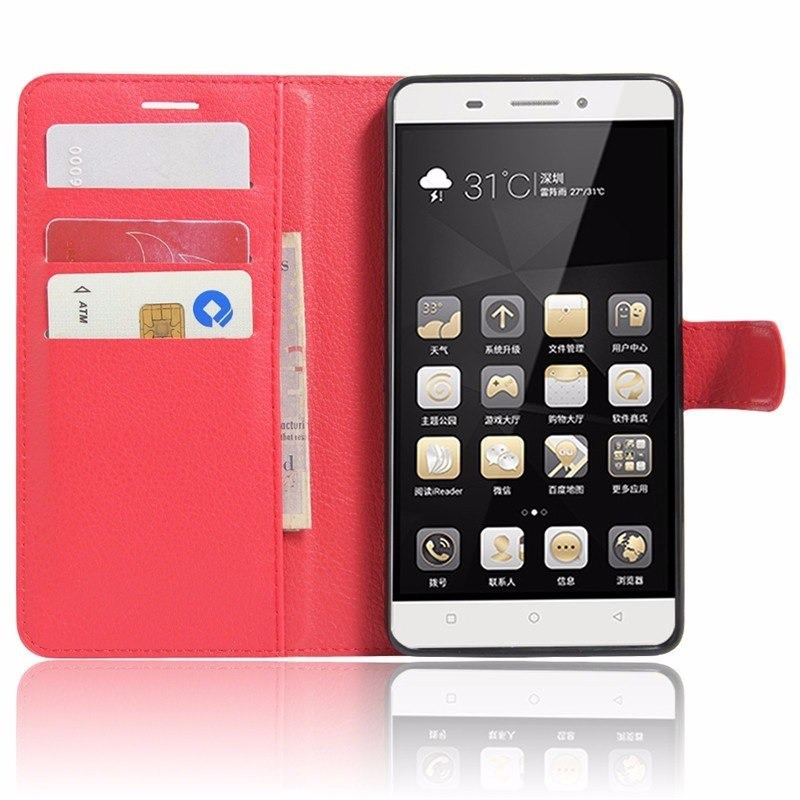 Чохол-книжка Litchie Wallet для Lenovo K5 Note A7020 Червоний