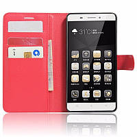 Чехол-книжка Litchie Wallet для Lenovo K5 Note A7020 Красный
