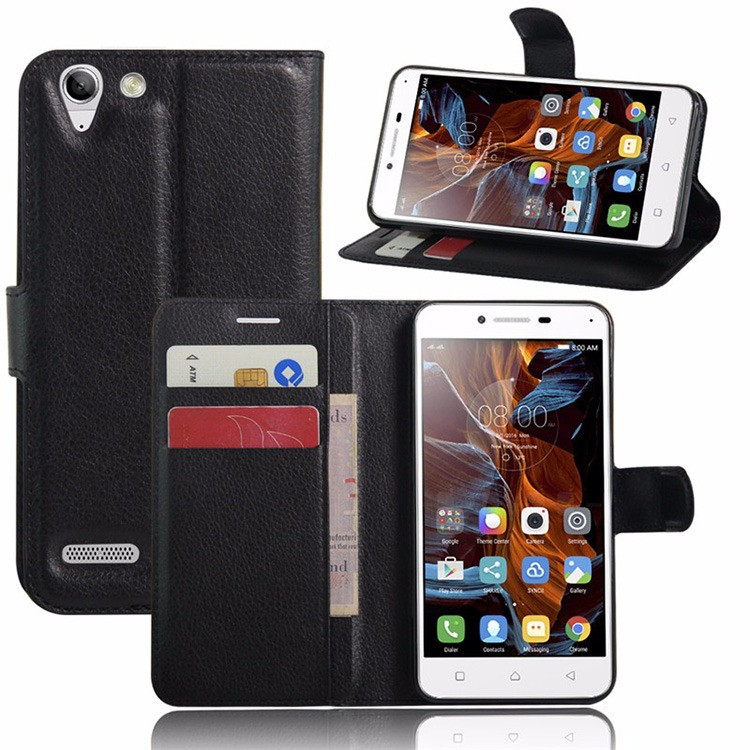 Чохол-книжка Litchie Wallet для Lenovo K5 / K5 Plus A6020 Чорний