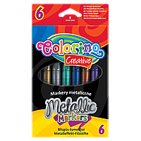 Маркеры Colorino Kids металлизированные 6 цветов 6 шт (32582PTR)