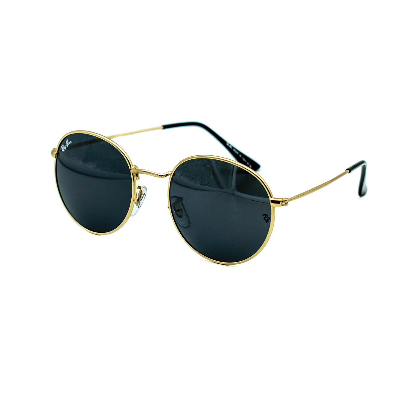 Окуляри Ray Ban Roud black gold