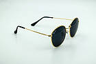 Окуляри Ray Ban Roud black gold, фото 5