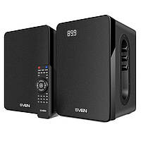 Колонки 2.0 SVEN SPS-710 Bluetooth, SD, USB, FM, годинник, дк, будильник