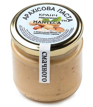 Арахісова паста, КРАНЧ підсолена, 180 г.