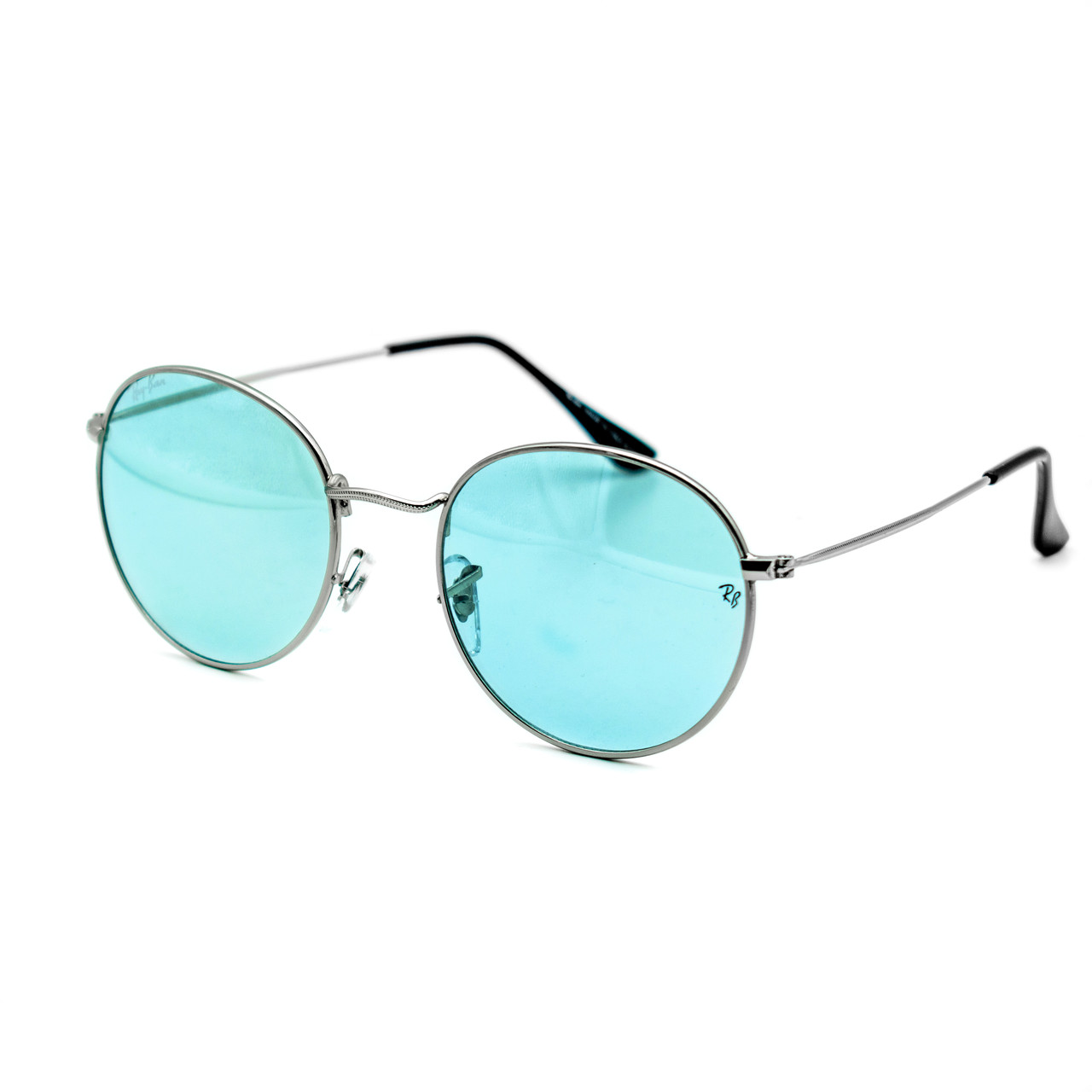 Окуляри Ray Ban Round Бірюзові, фото 1