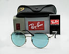 Окуляри Ray Ban Round Бірюзові, фото 5