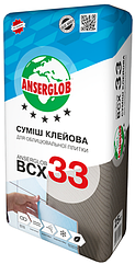 Клей для плитки Anserglob BCX-33, 25 кг